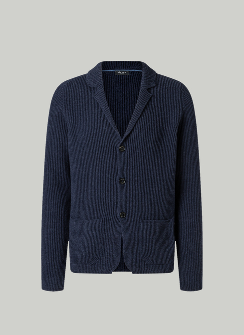 Strick Blazer, Midnight Blue