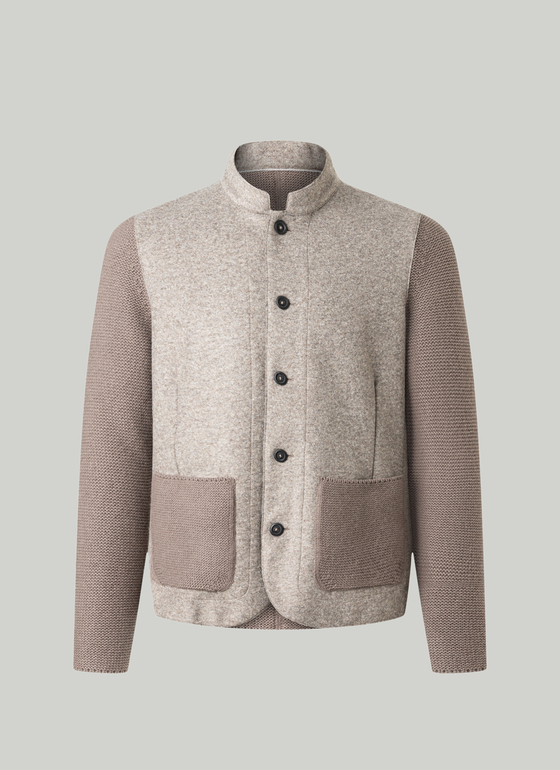 Strick Blazer Cedar Wood Frontansicht