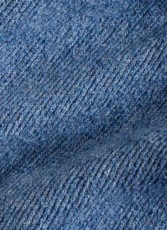 Strickjacke Knopf 1/1 Arm Midnight Sail Frontansicht