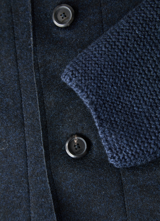 Strick Blazer Deep Sea Frontansicht