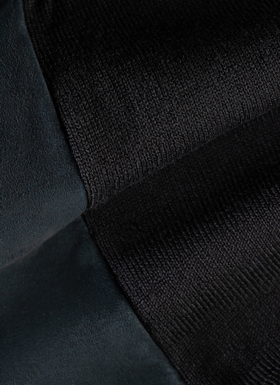 Strickjacke Knopf 1/1 Arm Navy Frontansicht