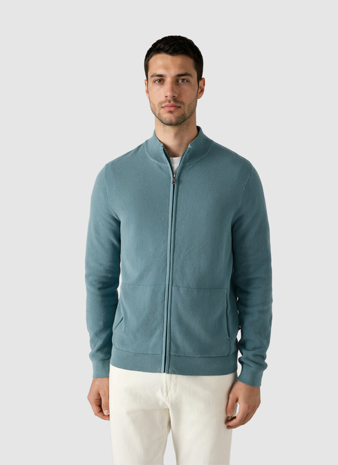 Strickjacke Zip 1/1 Arm width=