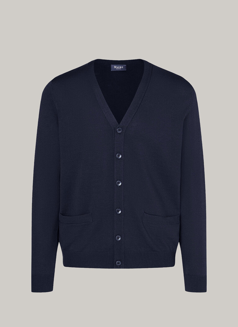 Cardigan, Navy Frontansicht