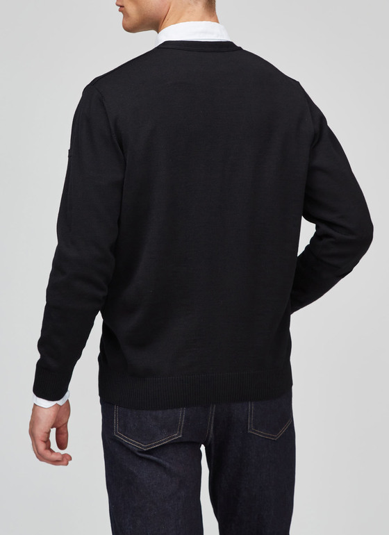 Cardigan Black Frontansicht