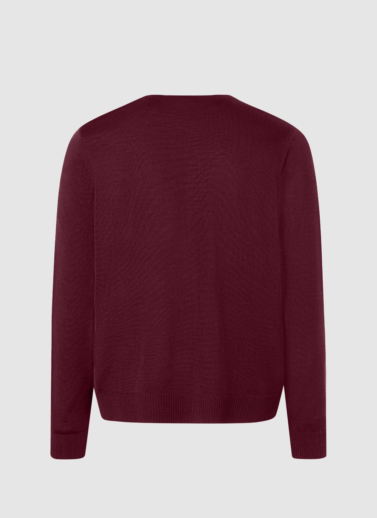 Strick Cardigan 1/1 Arm, Barolo Wine Rückansicht