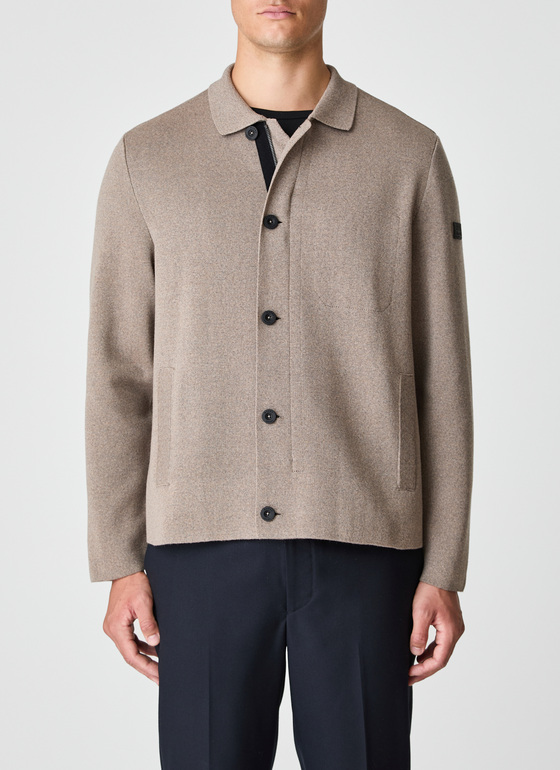 Strickjacke Knopf 1/1 Arm Twig Frontansicht