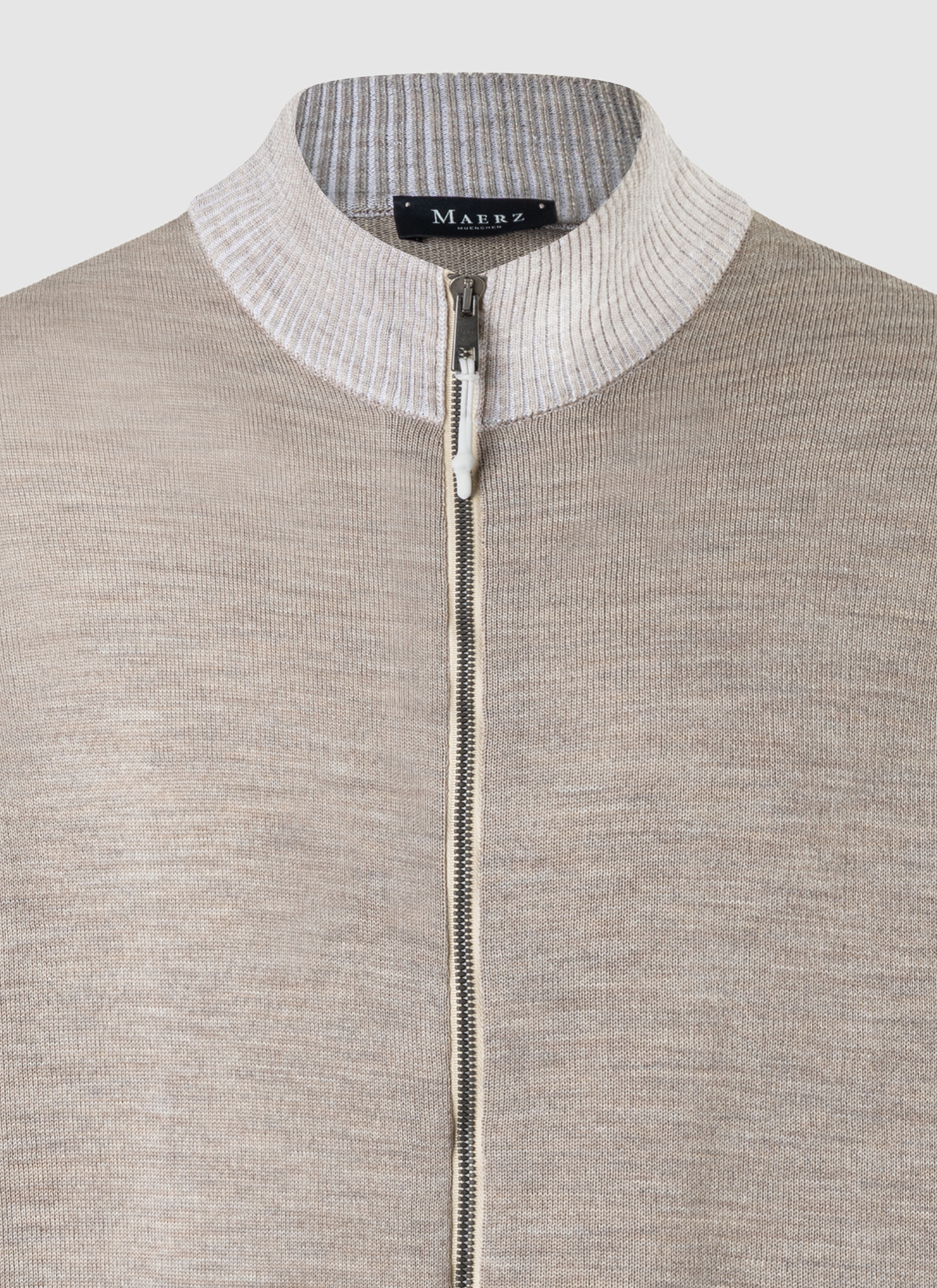 Strick Cardigan 1/1 Arm, Iced Latte Detailansicht 1