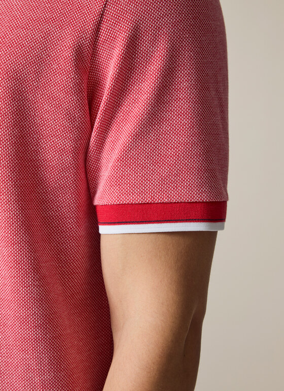 Poloshirt Sangria Frontansicht