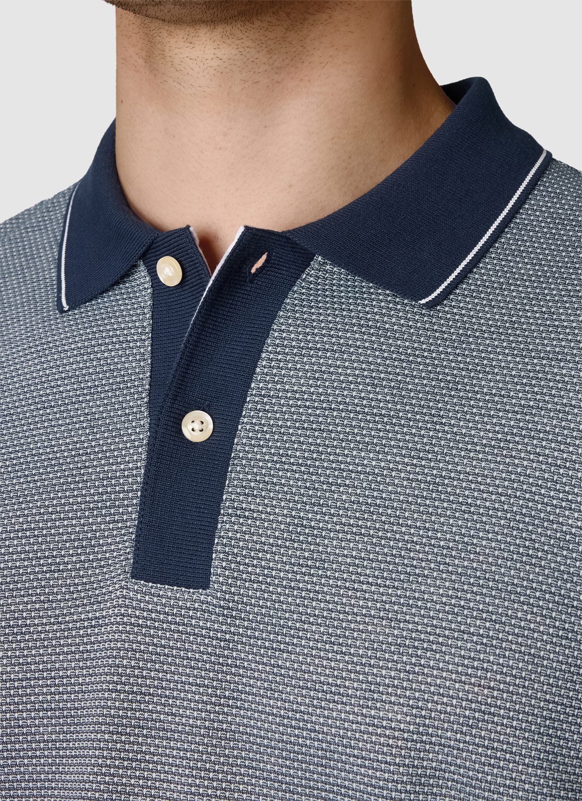 Poloshirt, Night Sky Detailansicht 1