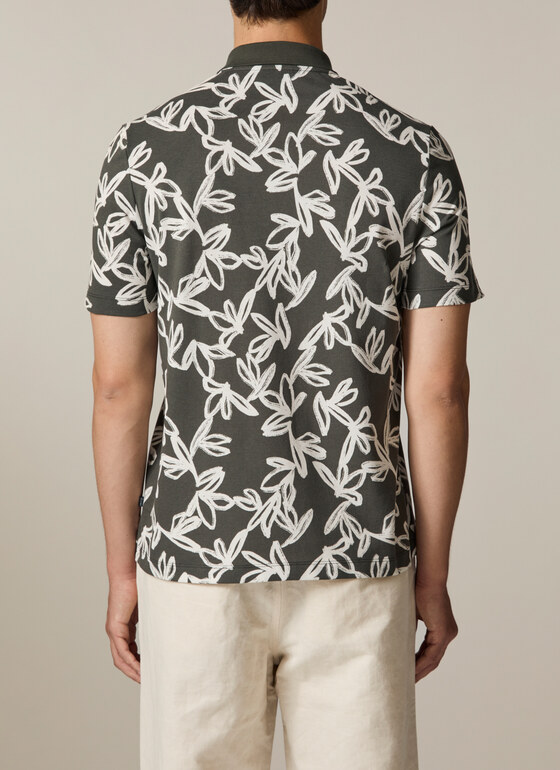 Shirt Polohemd Grape Leaf Frontansicht