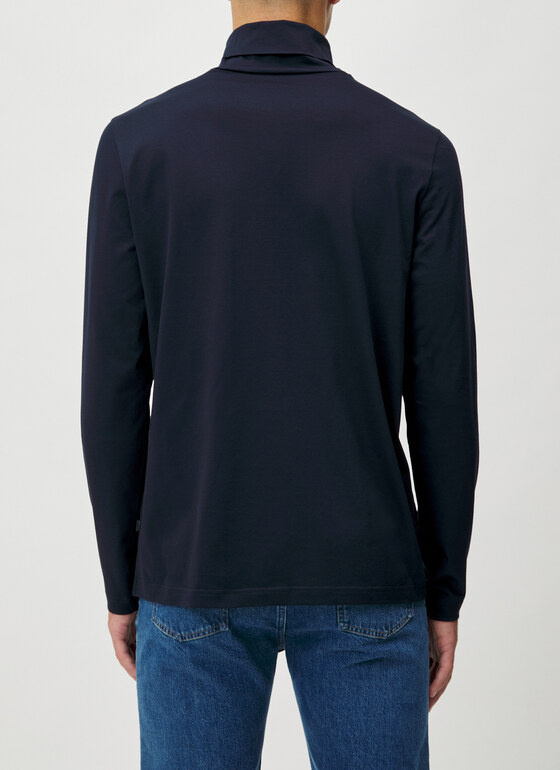 Longsleeve 1/1 Arm Navy Frontansicht