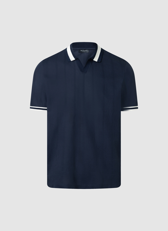 Poloshirt Dawn Blue Frontansicht