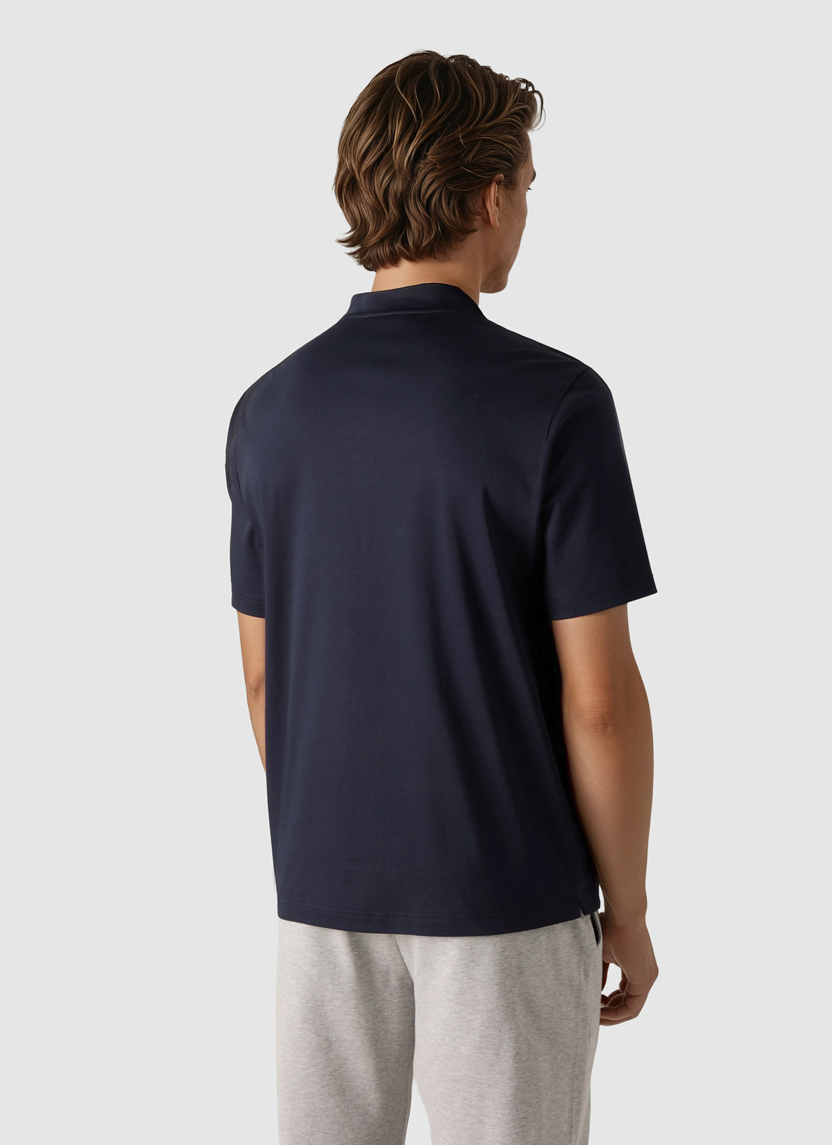 Henley, Navy Rückansicht