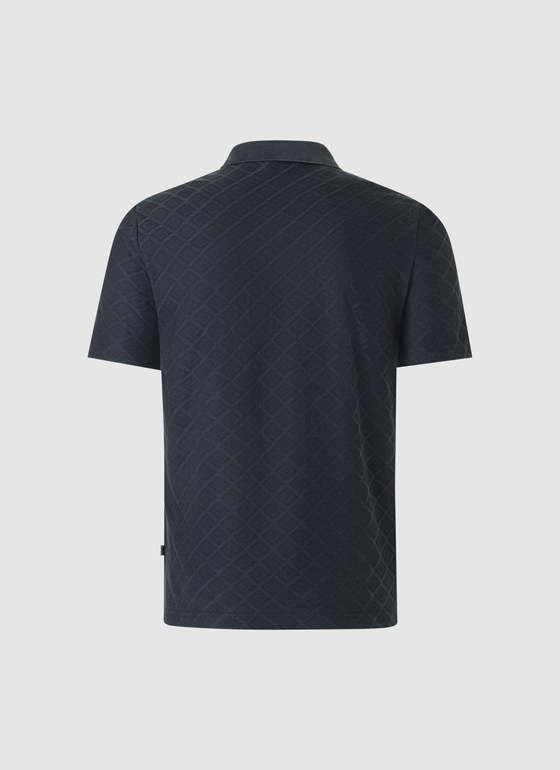 Poloshirt Navy Frontansicht