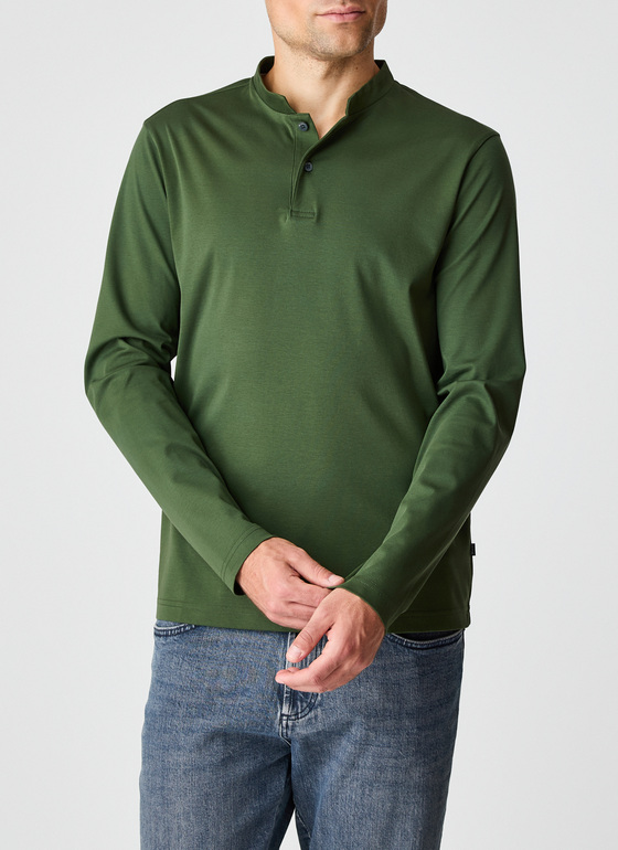 Longsleeve 1/1 Arm Moos Garden Frontansicht