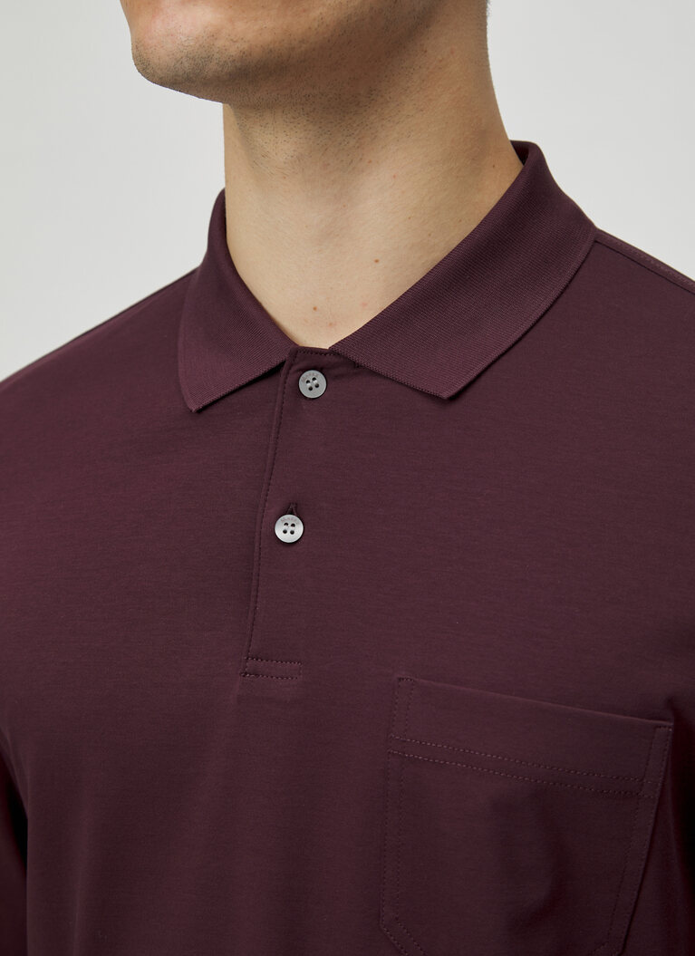 Poloshirt, Fudge Detailansicht 2