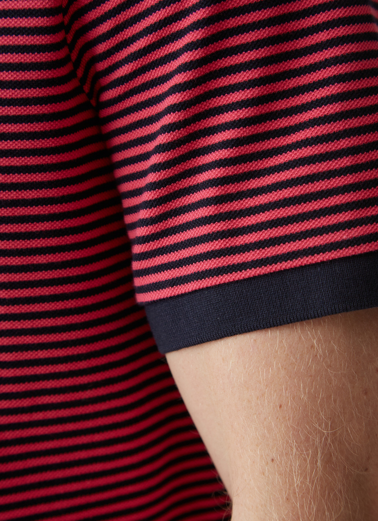 Poloshirt, Knopf 1/2 Arm, Raspberry Detailansicht 1