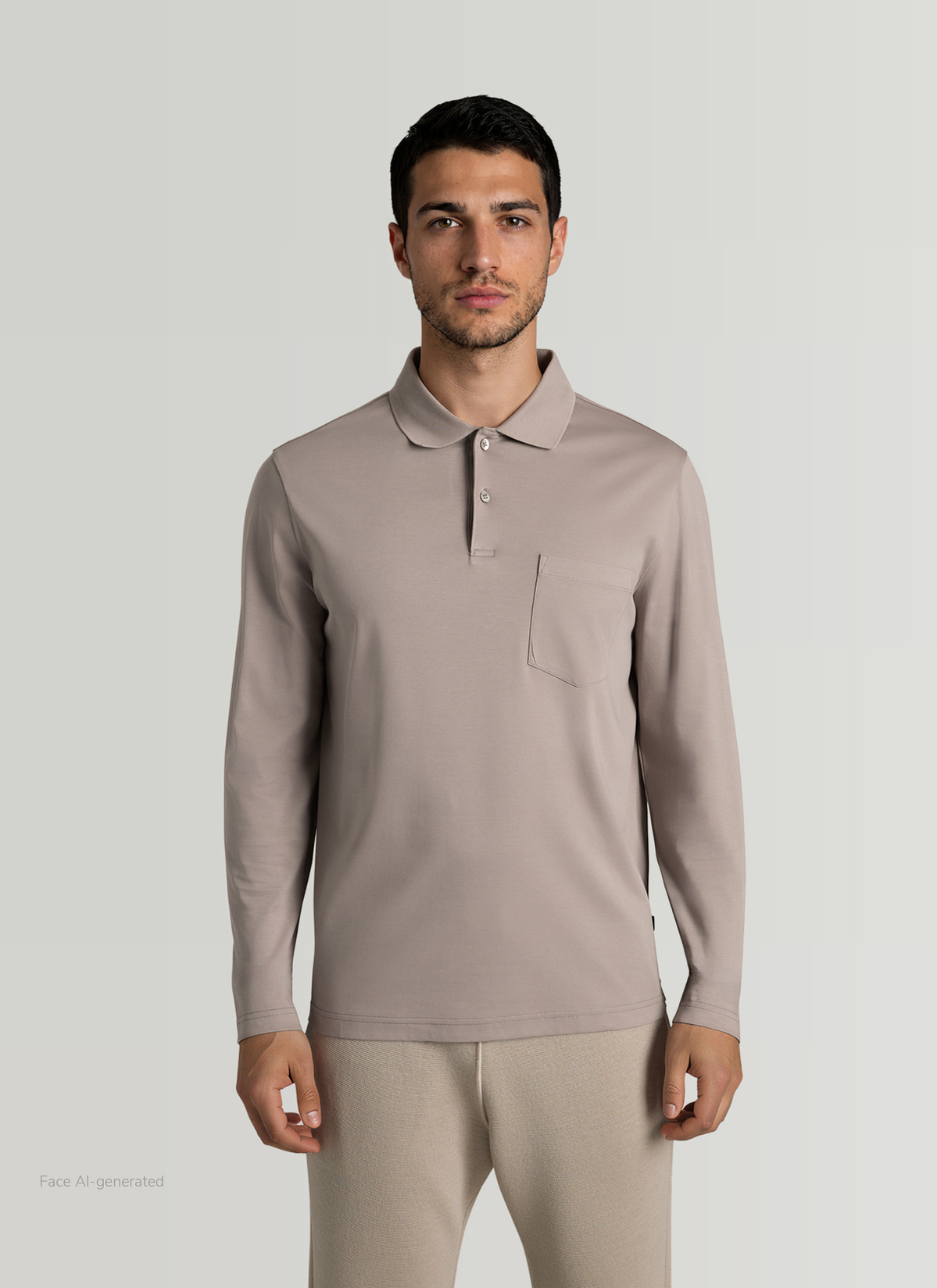 Poloshirt 1/1 Arm, Cedar Wood Frontansicht
