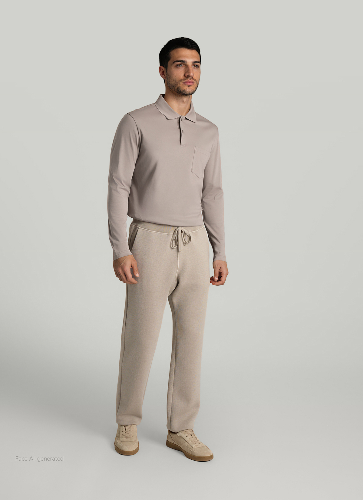 Poloshirt 1/1 Arm, Cedar Wood Detailansicht 2