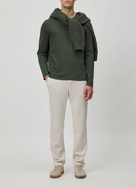 Longsleeve 1/1 Arm Dark Green Frontansicht