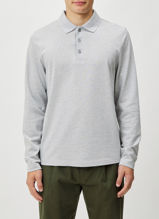 Shirt Polohemd Zip Foggy Valley Frontansicht