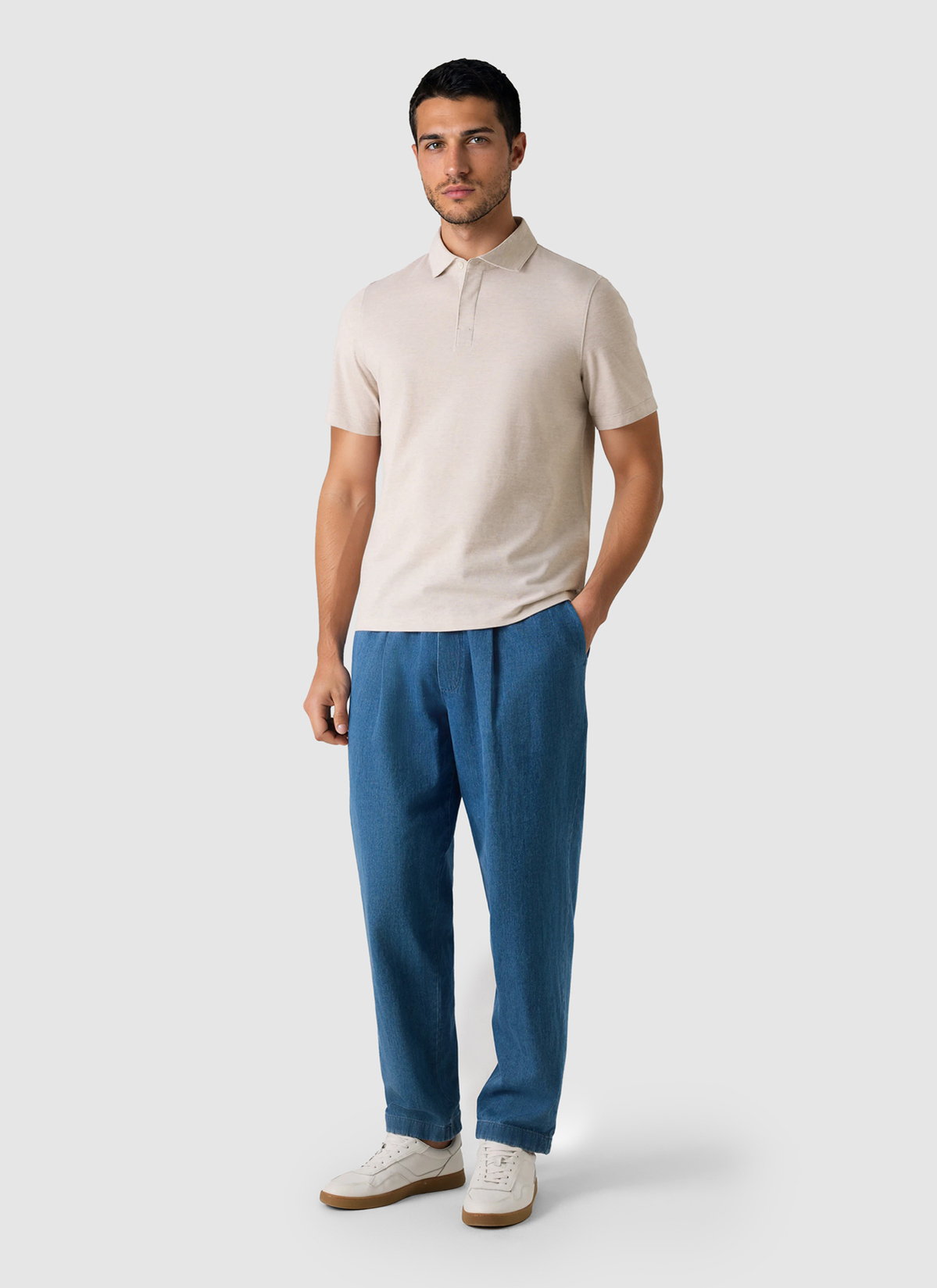 Poloshirt, Frappuccino Detailansicht 2