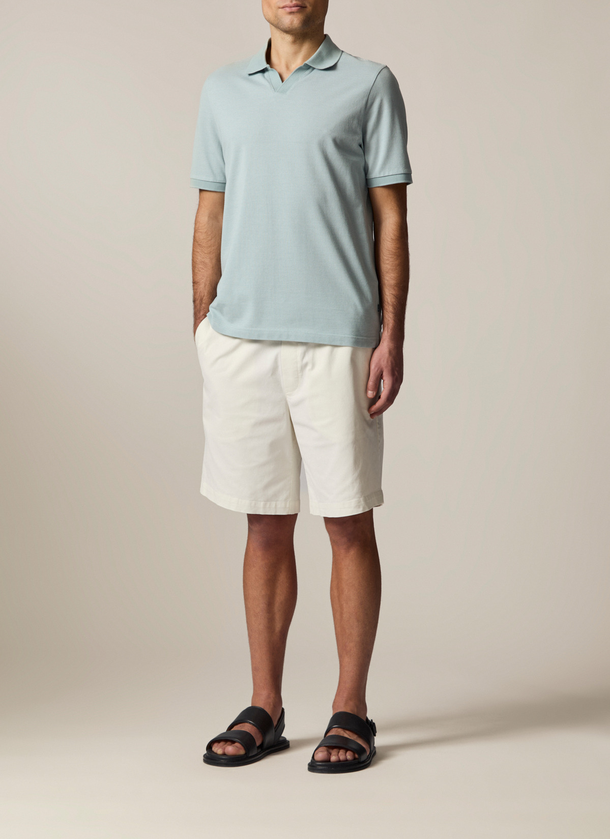 Poloshirt, Iced Mint Detailansicht 2