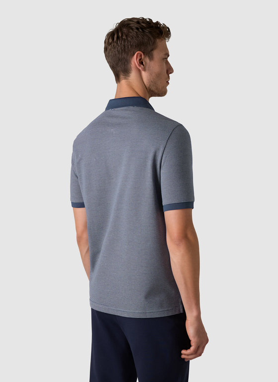 Poloshirt Dawn Blue Frontansicht