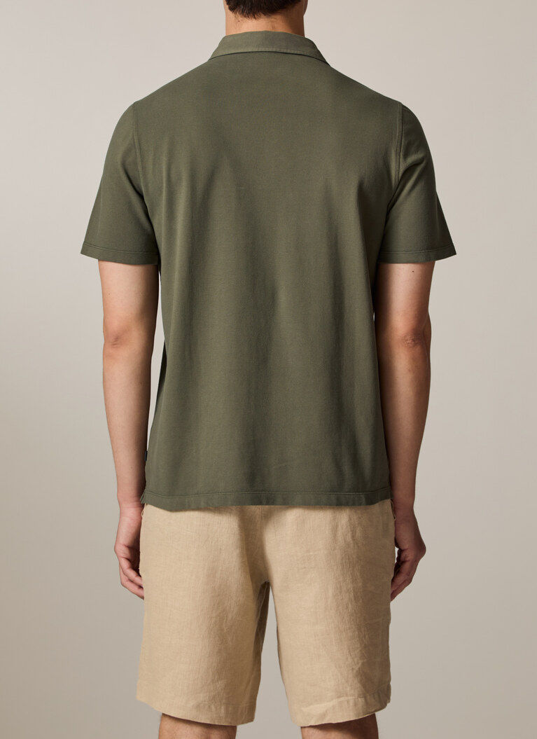 Poloshirt, Grape Leaf Rückansicht