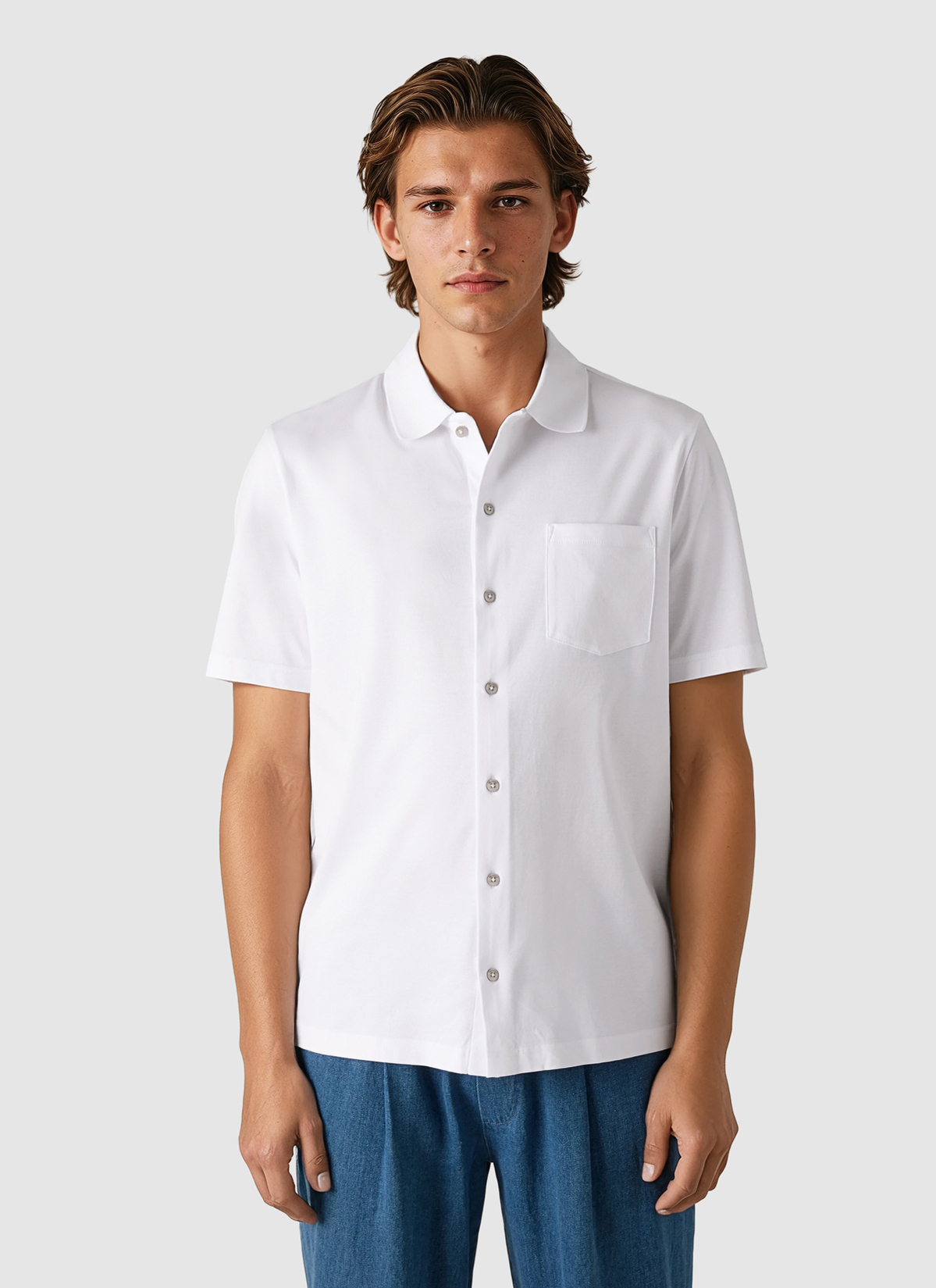 T-Shirt, Pure White Frontansicht