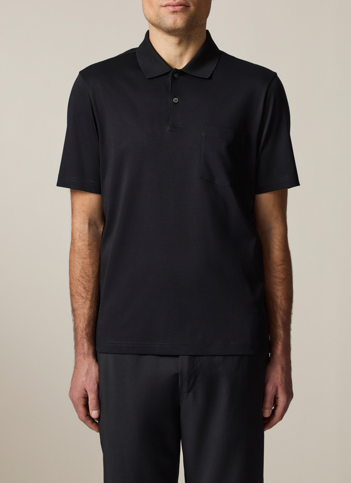Poloshirt, Black Detailansicht 1