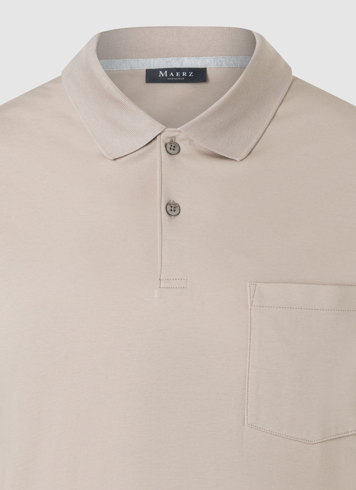 Poloshirt, Frappuccino Detailansicht 1