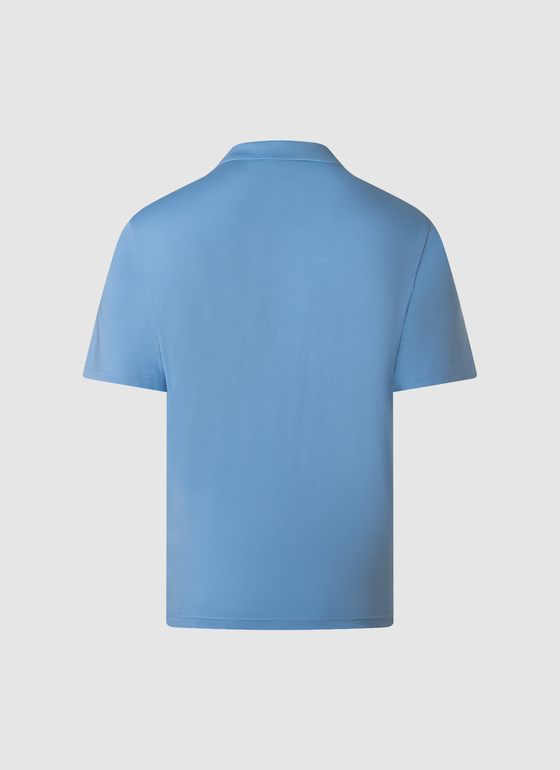 Poloshirt Blue Sky Frontansicht