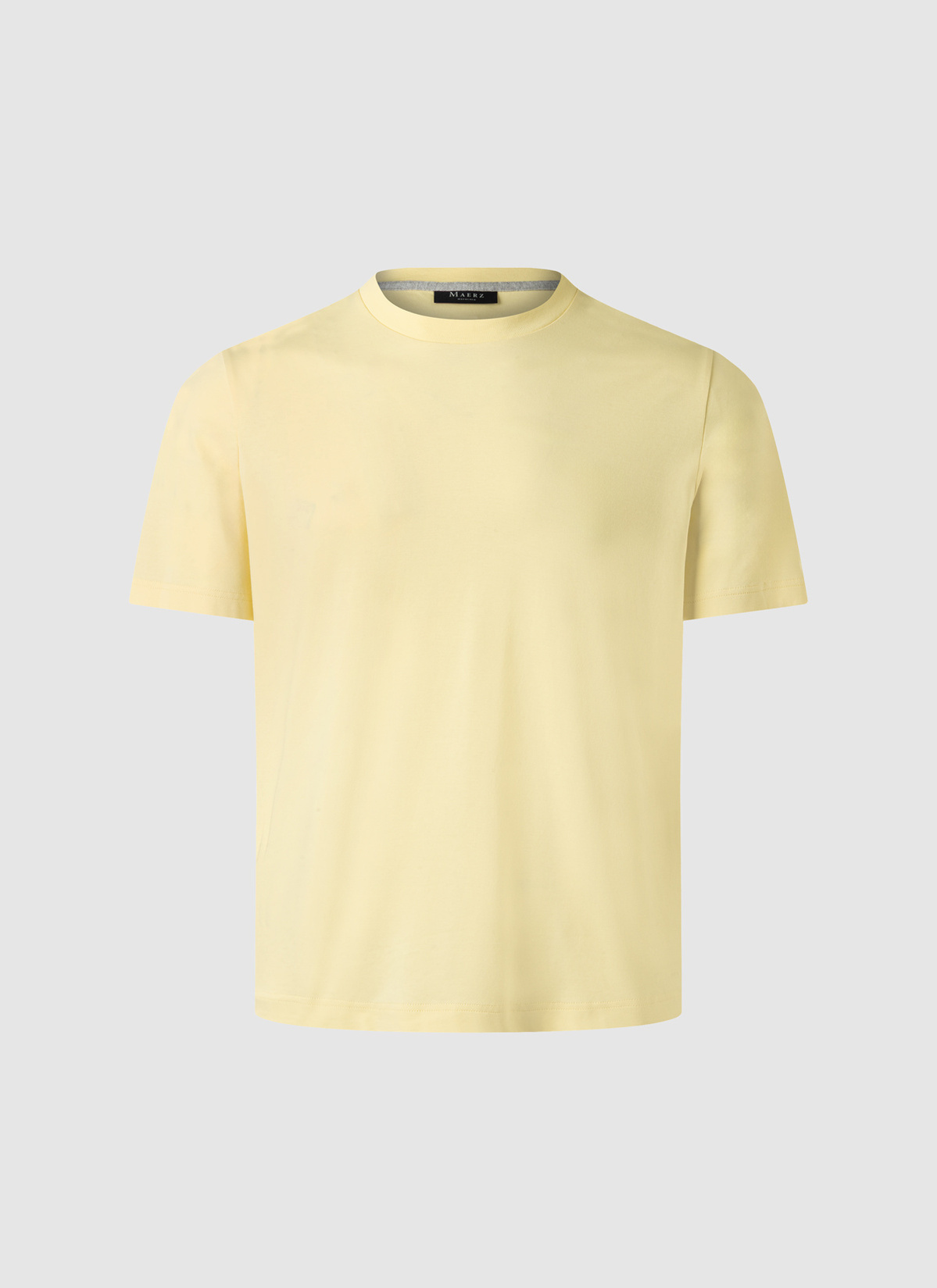 T-Shirt Rundhals 1/2 Arm, Light Yellow 