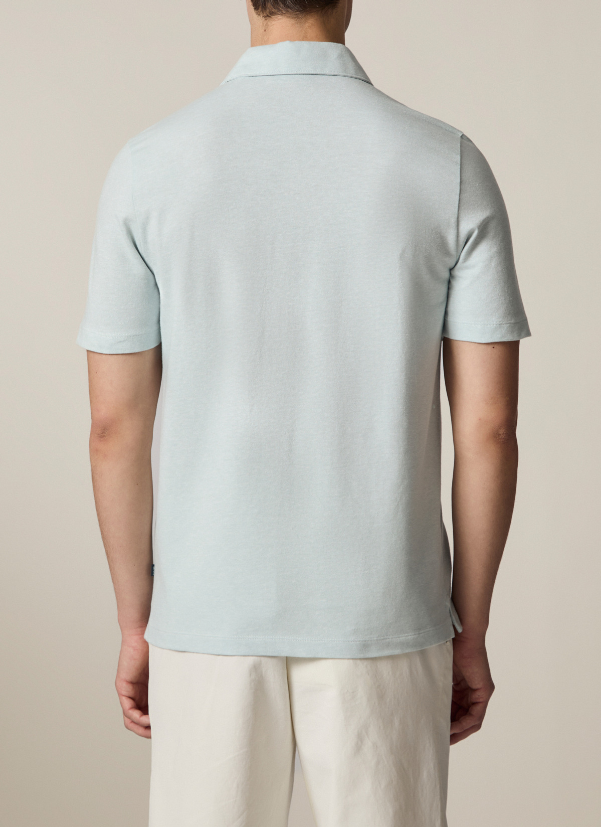 Poloshirt, Iced Mint Rückansicht