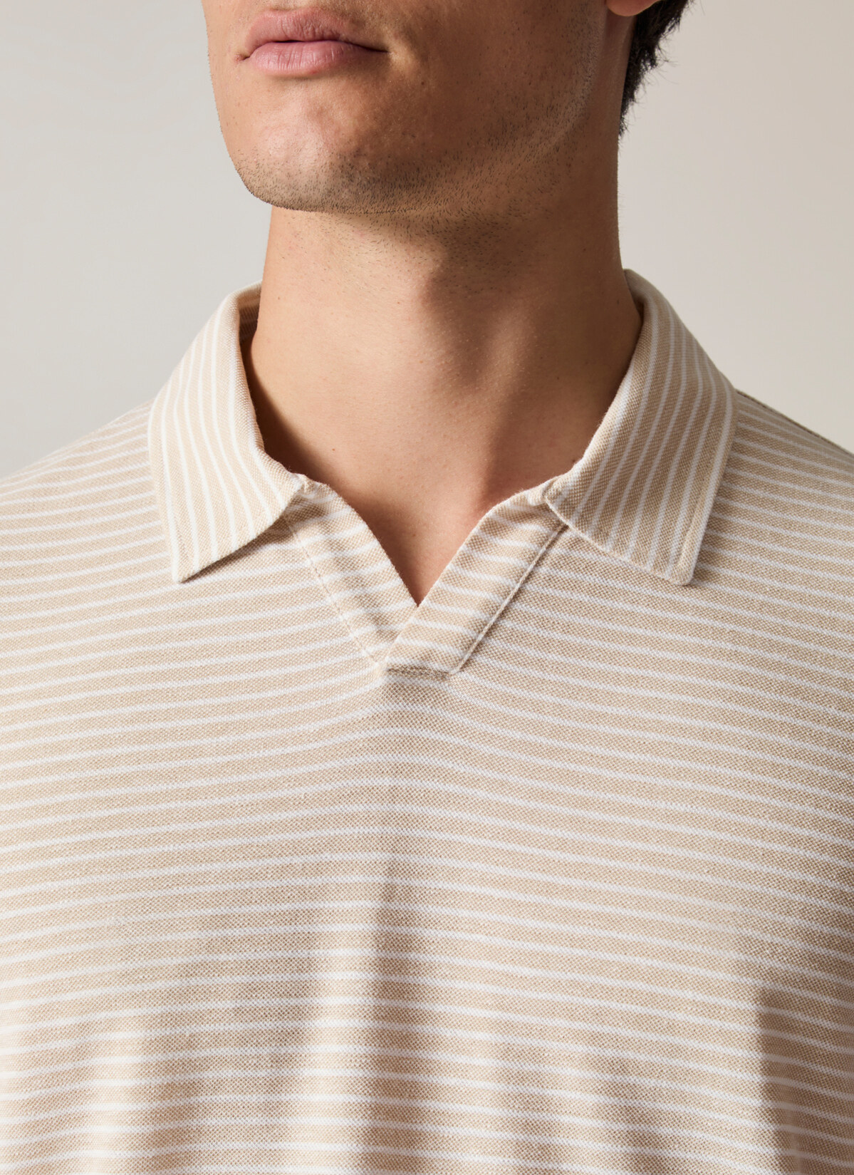 Poloshirt, Iced Coffee Detailansicht 2