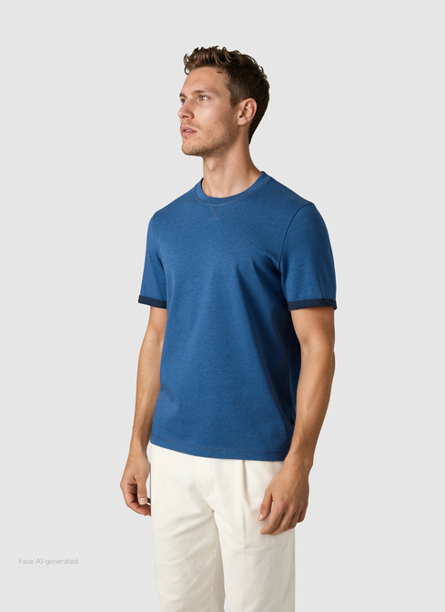 T-Shirt Rundhals 1/2 Arm width=