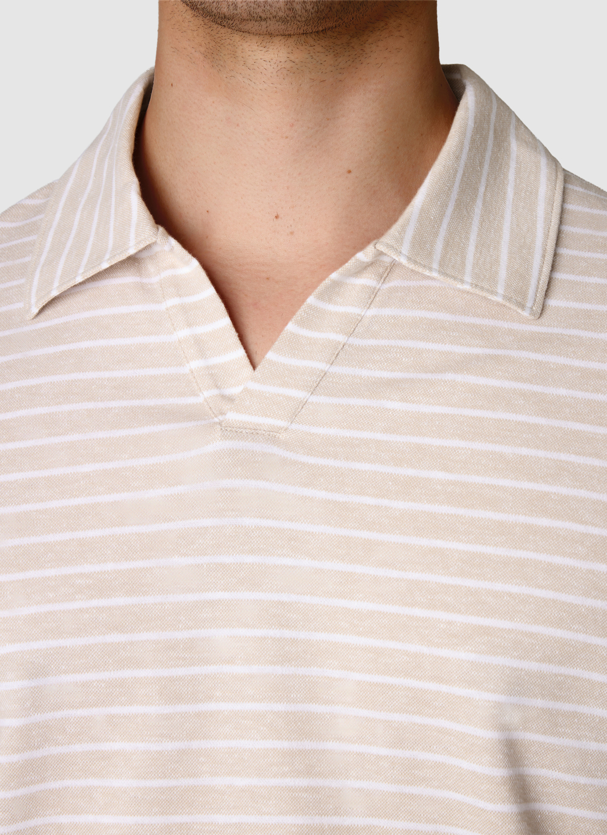 Poloshirt, Light Almond Detailansicht 1