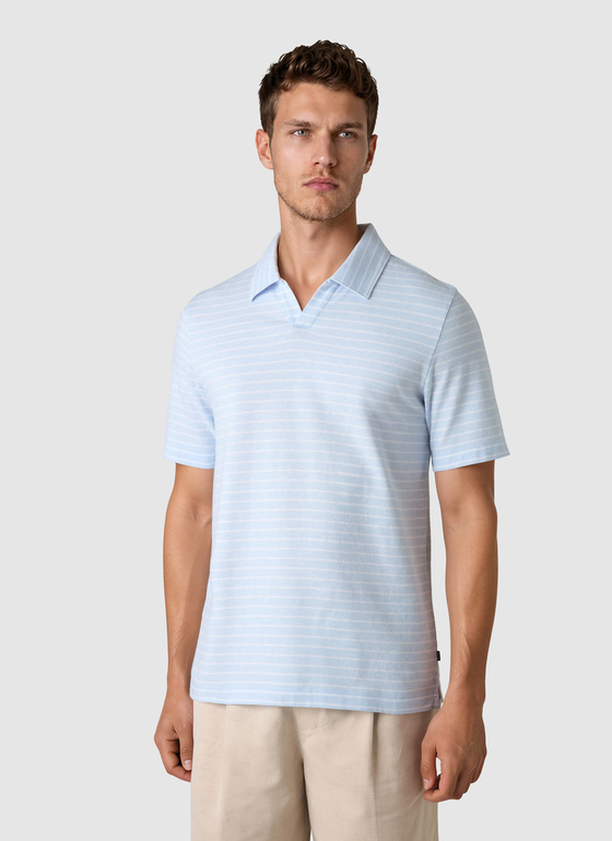 Poloshirt Blue Breeze Frontansicht