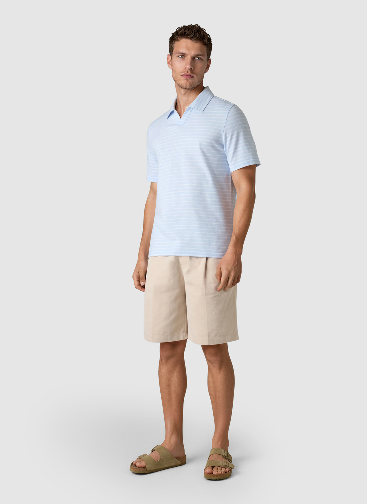 Poloshirt, Blue Breeze Detailansicht 2