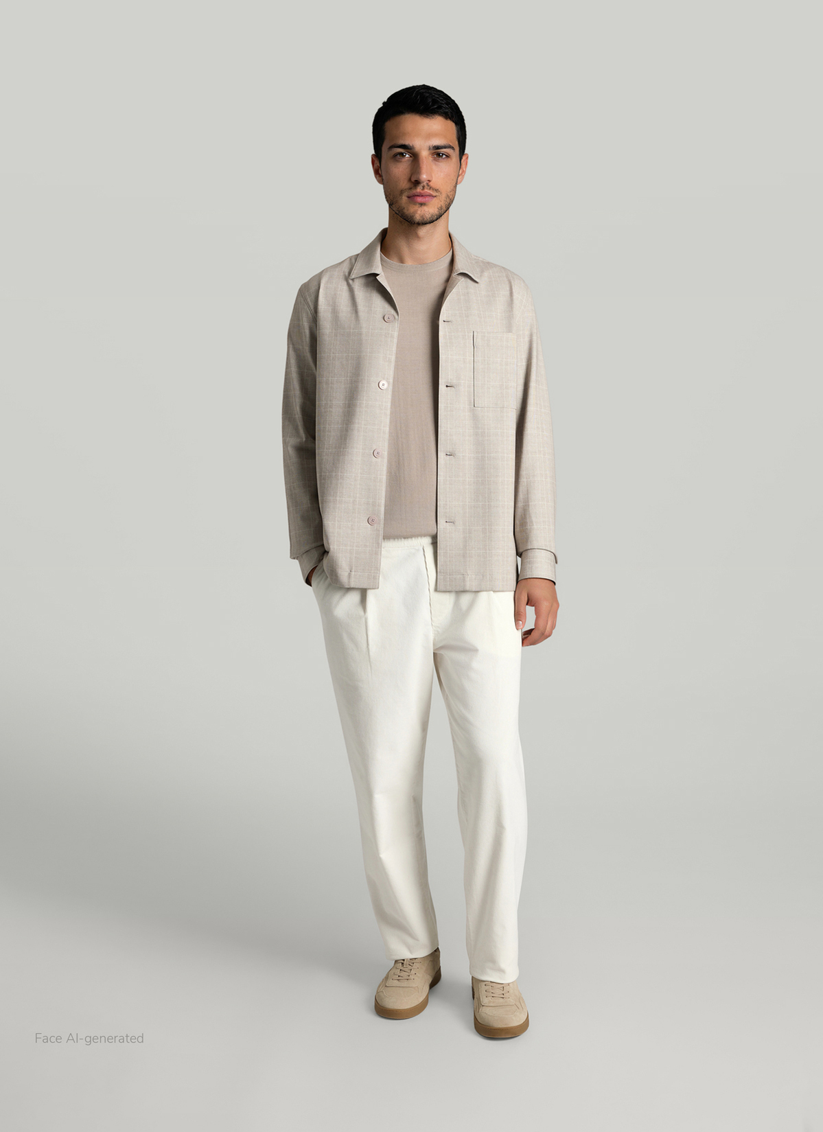 Jacke Wirk, Light Almond Detailansicht 2