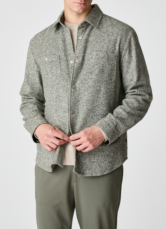 Jacke Wirk Foggy Teal Frontansicht