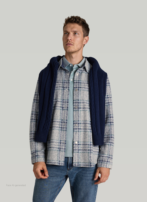 Overshirt, Shark Skin Frontansicht