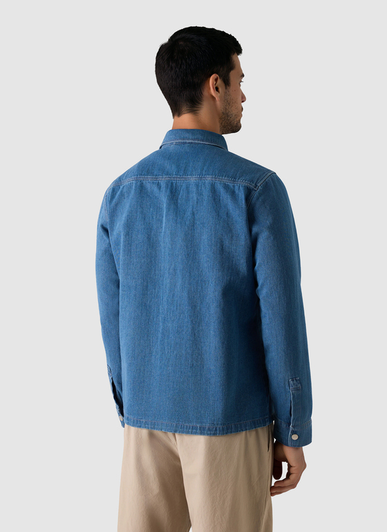 Jacke Web Dawn Blue Frontansicht