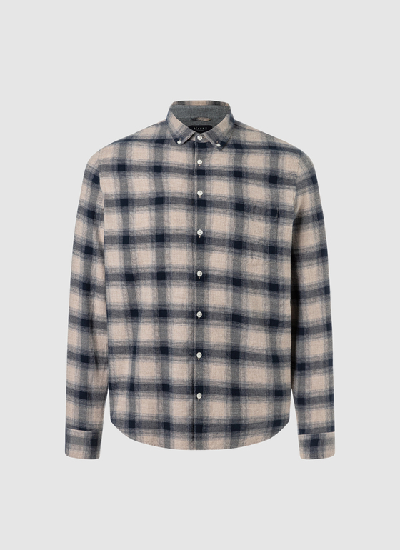 Hemd 1/1 Arm Freizeit Nightfall Blue Frontansicht