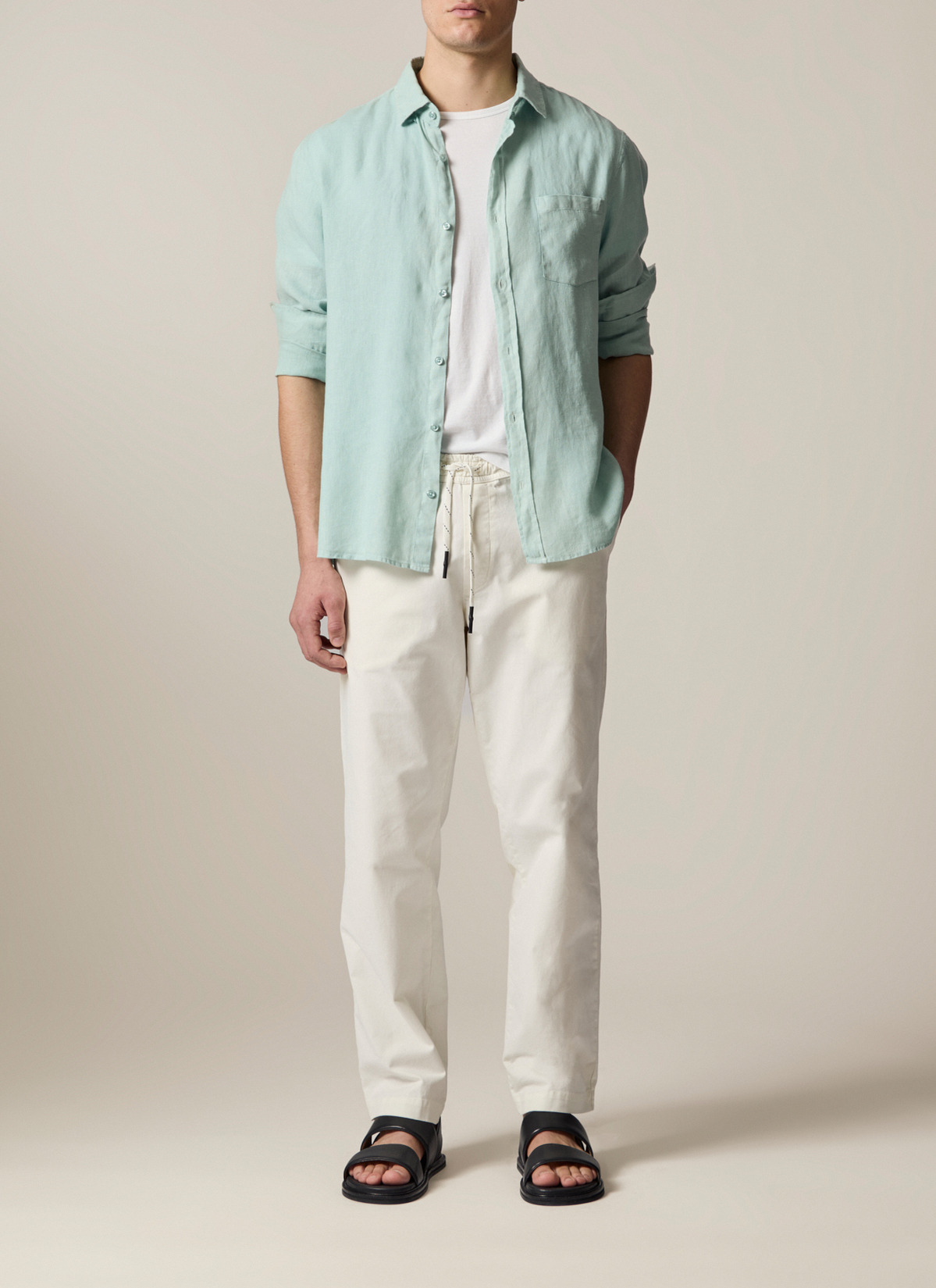 Hemd 1/1 Arm, Iced Mint Detailansicht 2
