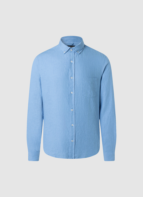 Hemd 1/1 Arm Blue Sky Frontansicht