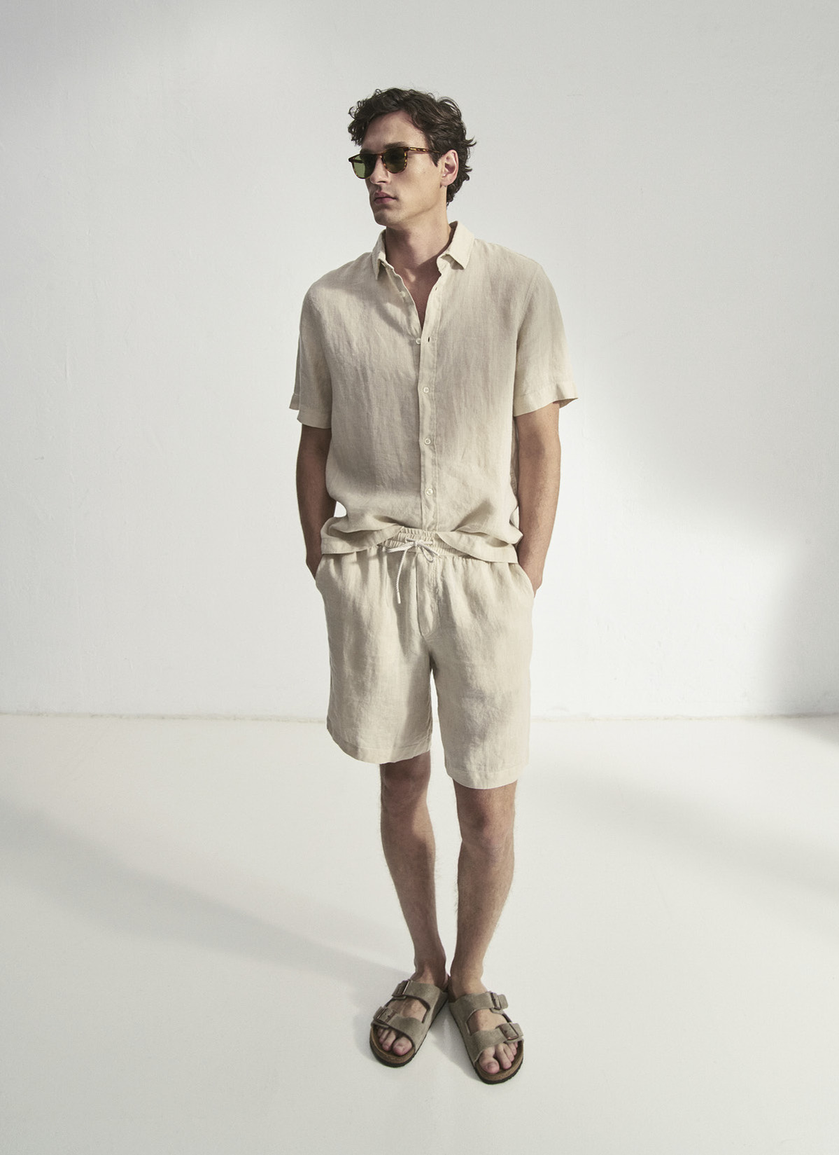 Shorts, Light Almond Frontansicht