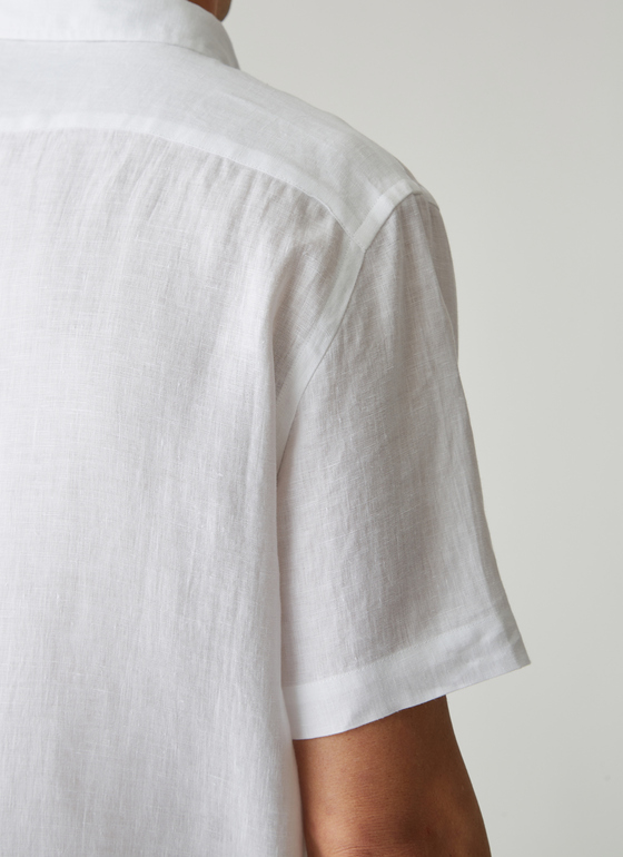 Hemd 1/2 Arm Pure White Frontansicht