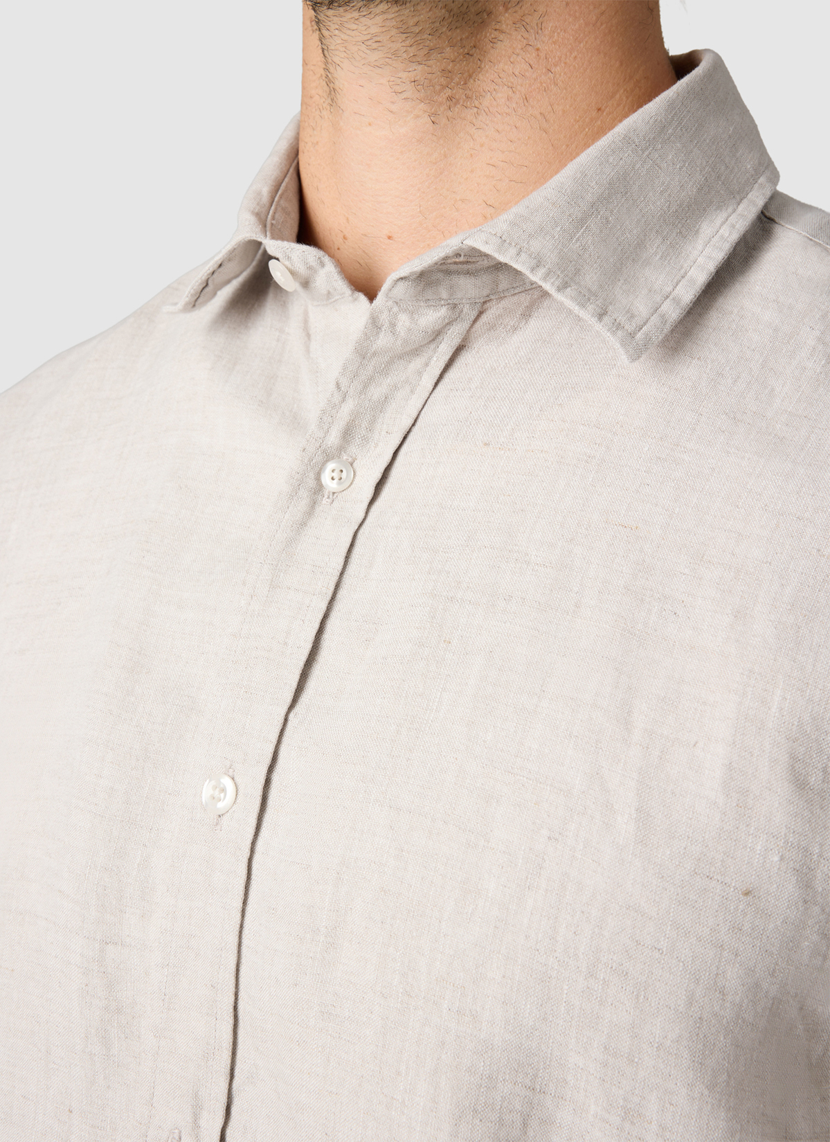 Hemd 1/2 Arm, Light Almond Detailansicht 1